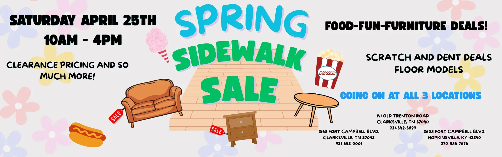 Spring Sidewalk Sale